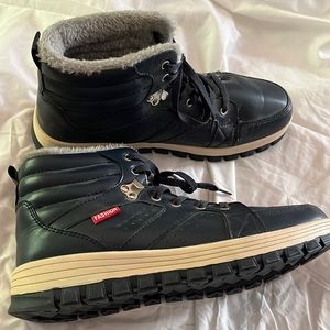 Blue -never worn - boots